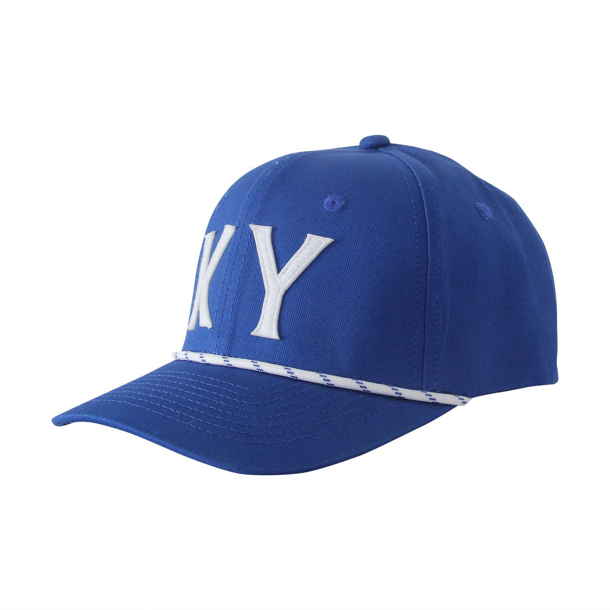 Kentucky KY Rope Hat – Royal Blue & White