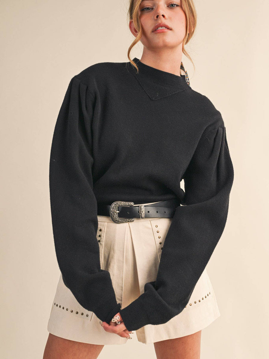 Mock Neck Sweater