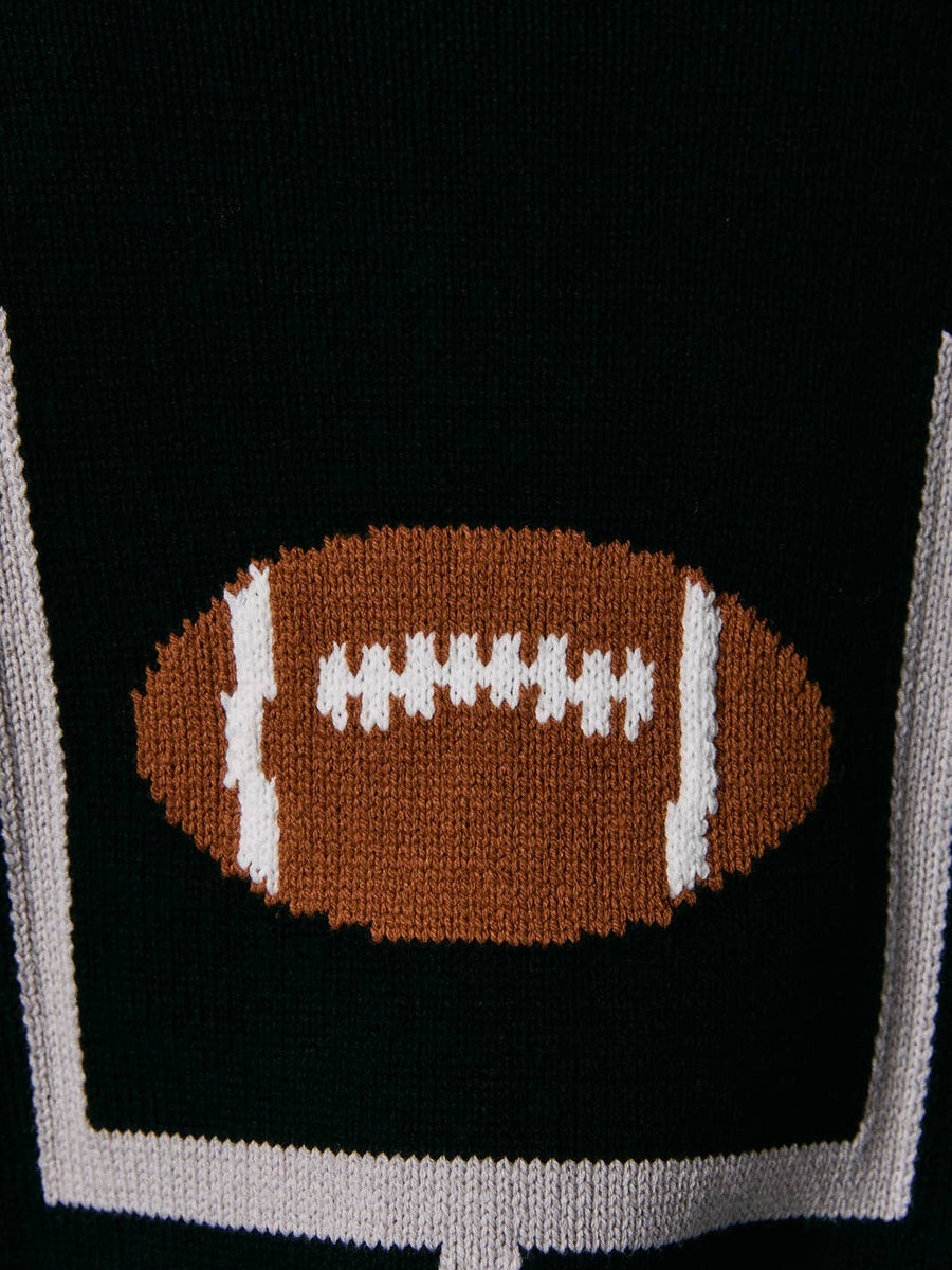 Black Football Goalpost Sweater