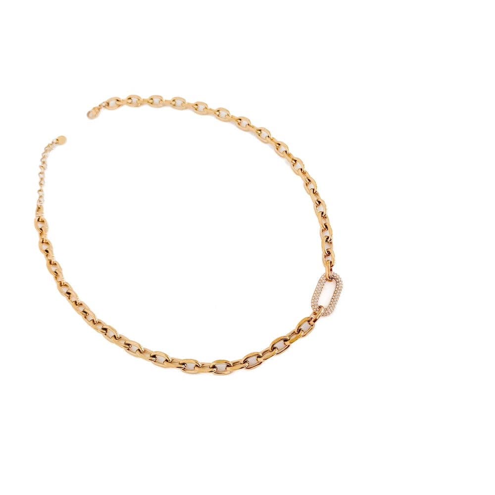 Michaela Diamond Chain Necklace