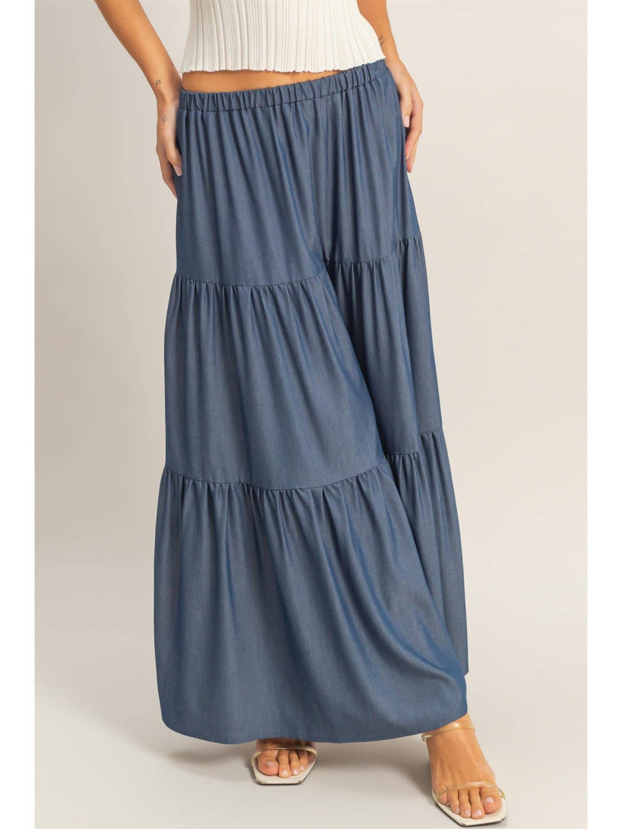 Flowing maxi skirt