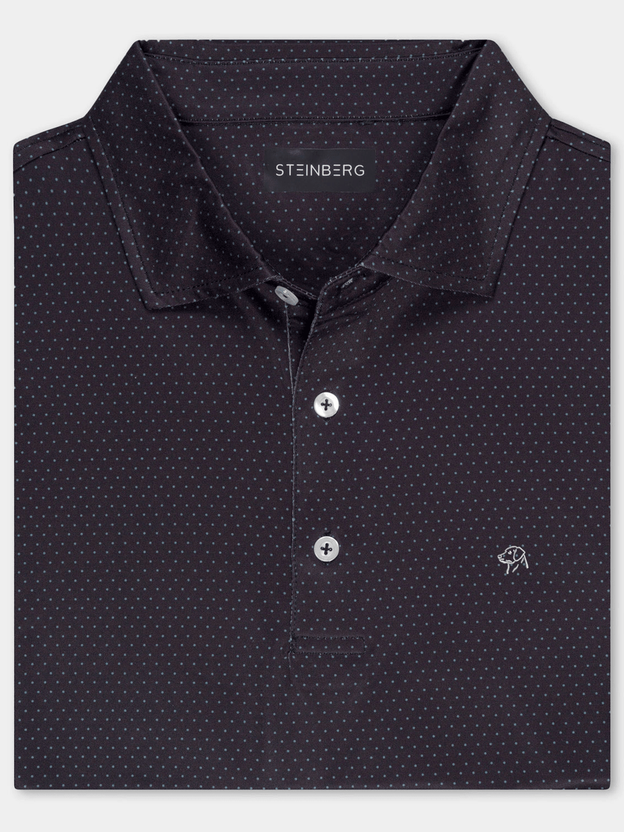 Steinberg Micro Dot Performance Polo – Charcoal