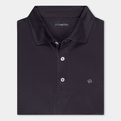 Steinberg Micro Dot Performance Polo – Charcoal