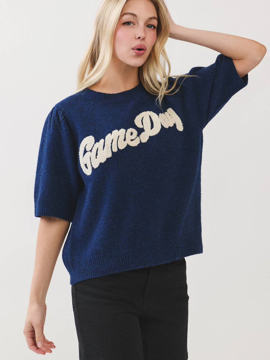 Game Day Script Sweater