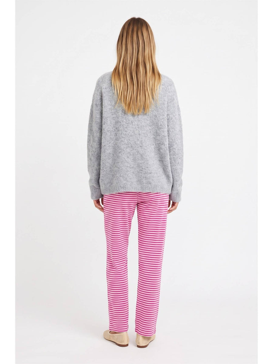 Heather Gray Open Front Cardigan