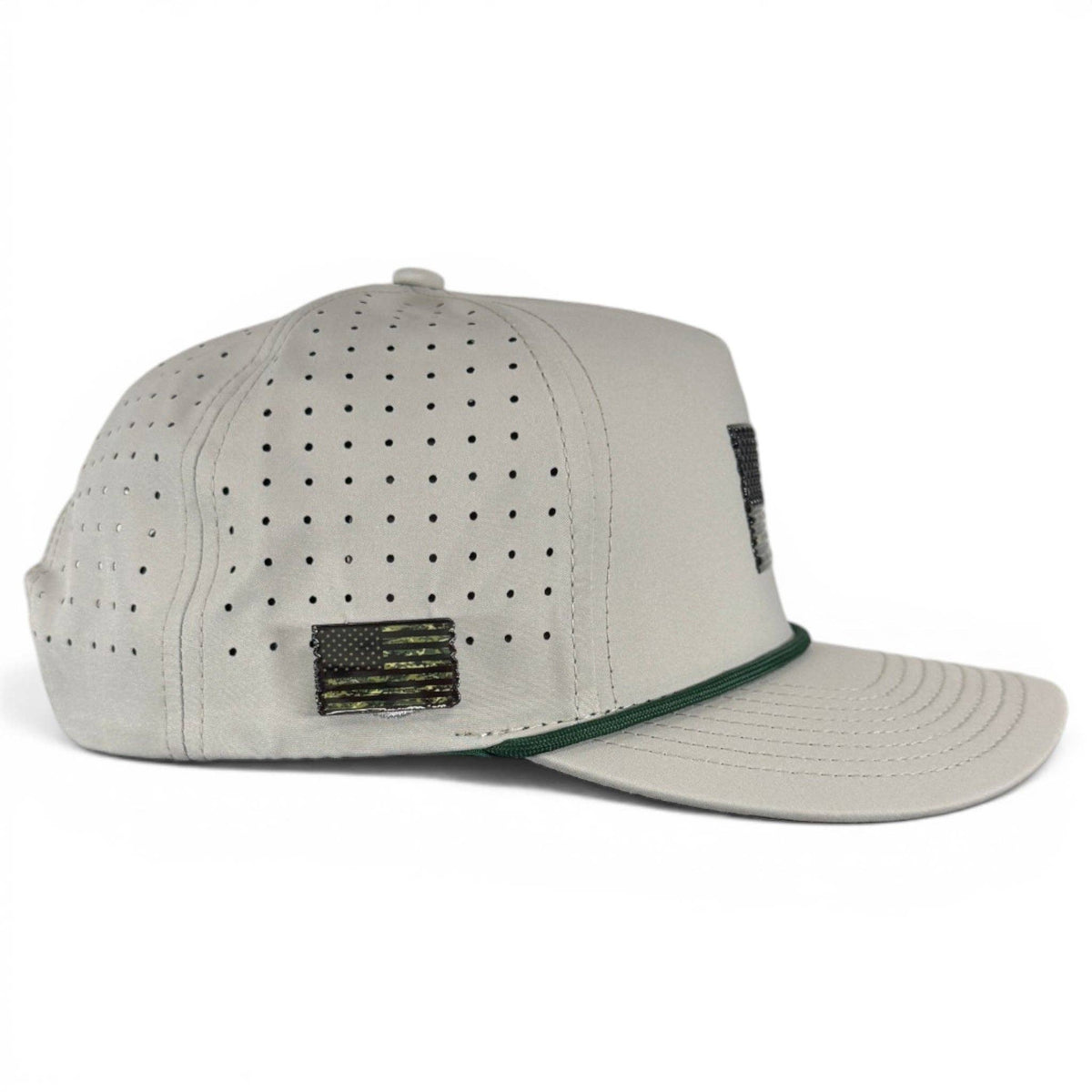 American Flag Performance Golf Hat| Built-in Magnetic Ball Marker