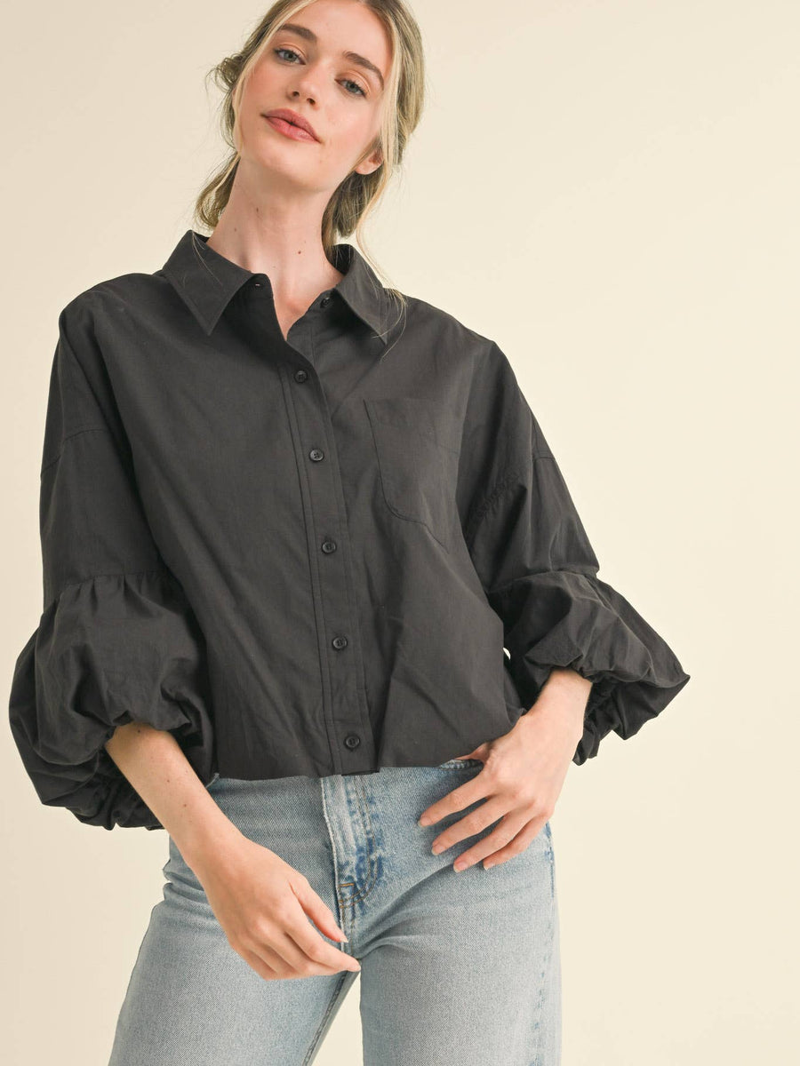 Black Bubble Sleeve