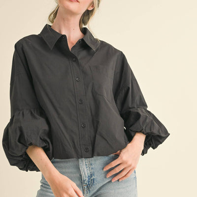 Black Bubble Sleeve