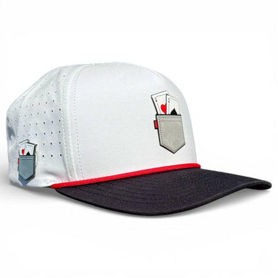Pocket Aces Golf Hat | Built-in Magnetic Ball Marker